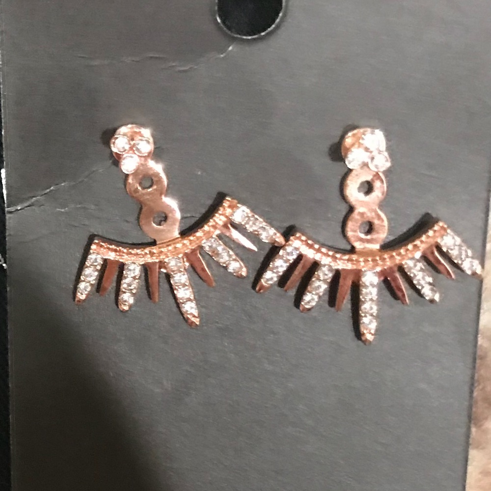 🔥NWT Bauble bar rose gold ear jackets